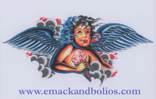 Emack & Bolio's Tattoo Art Angel Mousepad