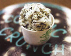 Too Cool! E&B's Grasshopper Pie ice cream provides yummy cold comfort.
